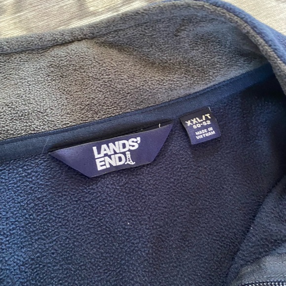 Lands' End Navy Pullover - Picture 2 of 2
